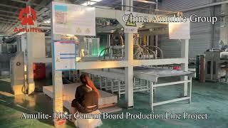 Fully Automatic Fiber Cement Board Production Line Display