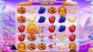 PERU CANDYLAND BRAND NEW SLOT LIKE SWEET BONANZA EPIC GAMEPLAY BONUS BUY ONLINE CASINO SLOT