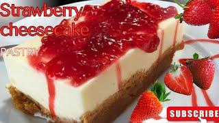 घर पर बनाएं झटपट स्ट्रॉबेरी चीज़केक | बिना ओवन की आसान रेसिपी | No-Bake Dessert Ideas