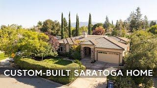 Custom-Built Mediterranean Revival Home Tour | Luxury Living in Saratoga