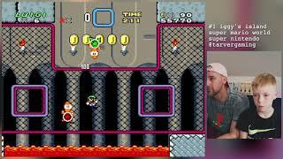 #1 Iggy's Island || Super Mario World || Super Nintendo || Tarver Gaming