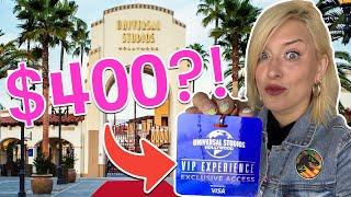 We Spent $400(!!) On A VIP Tour At Universal Hollywood | Theme Park Bucket List | Review