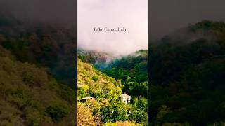 Lake Como, Italy️️Cloud Laced Green Hills & Mesmerising Lake Views! #italytravel #lagodicomo