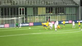 Faroes - Sweden. 2014 World Cup qualification - Faroese open the score! Own footage