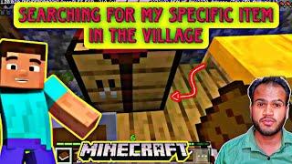 Searching for My Specific Item in the Village in Minecraft