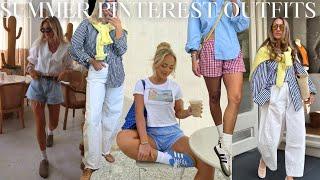 RECREATING SUMMER PINTEREST OUTFITS 2024 | Casual Outfit Ideas