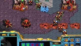 StarCraft: Brood War gamplay Elitemxsniper & Gabriel410GM vs 2 Zergs CPU (Con voces) parte 3