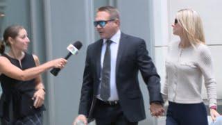 Ex-JEA CEO Aaron Zahn walks into courthouse prior to sentencing