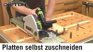 Plattenmaterial selbst zuschneiden - Spanplatten, Sperrholz, MDF selbst formatieren