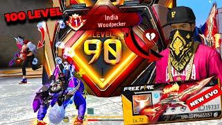 INDIA'S TOP 1 PLAYER VS HAKSON BHAI  WITH NEW EVO WOODPECKER GUN SKIN  Garena free fire