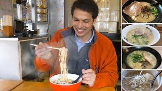 Fukuoka Ramen Eating Spree  ONLY in JAPAN