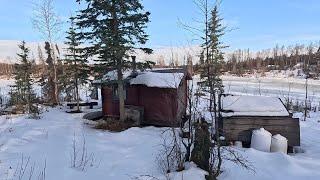 Rustic Off Grid Cabin Life in Remote Wilderness of Alaska