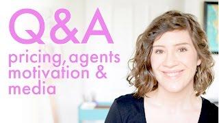 Pricing art and illustration, Staying motivated & Working in mixed media