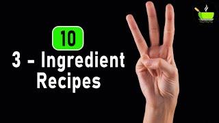 10  Easy 3-Ingredient Recipes | Quick 3 Ingredient Recipes | Sweets & Desserts | Christmas Recipes