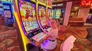 My Wife Put $1000 Into The New BUFFALO TRIPLE BOOST Slot!