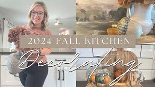 Cozy Fall Kitchen Decorating 2024  | Fall Decor Home Styling | Fall Decorate With Me