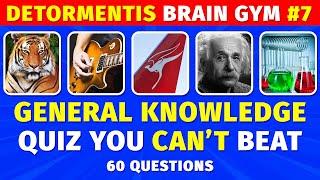 90% Of People Will Probably Fail This General Knowledge Quiz | 60 Questions To Beat | Brain Gym #7