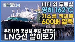 한 척에 2,500억! 비쌀 수 밖에 없는 기술집약 고부가가치 초대형 선박! 우리나라가 전세계 수주 싹쓸이 중!│‘선박의 꽃’ LNG선 어떻게 만들까?│다큐프라임│#골라듄다큐