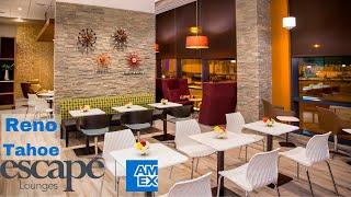 RNO American Express Escape Lounge Walkthrough | Reno-Tahoe Amex Centurium Lounge