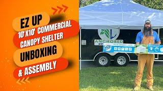 EZ UP Commercial Canopy: Unboxing & Setup in Minutes!