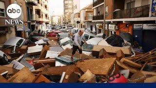 At least 95 people are dead in wake of flooding that took over the southeast of Spain