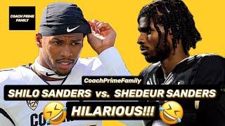 SHILO SANDERS vs. SHEDEUR SANDERS Best Funny Moments #ShiloSanders #ShedeurSanders #CoachPrime