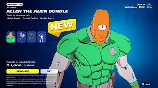 *NEW* ALLEN THE ALIEN BUNDLE & CROCS  ! March 11th ,  2025 Fortnite ItemShop | Chapter 6 Season 2