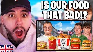Brit Reacts to US vs UK Fast Food