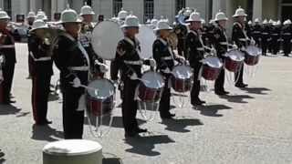 changing of the guard, royal marines first guard mount 17/6/2014