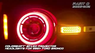 ORACLE Lighting Oculus™ ColorSHIFT® Bi-LED Projector Headlights for 2021+ Ford Bronco - PRE-ORDER