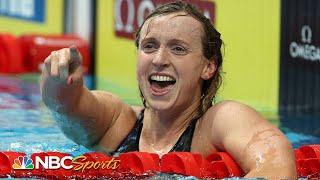 Katie Ledecky's historic 20th Worlds medal is 1500m free gold | NBC Sports