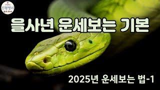 을사년 운세 보는 기본 [2025년 을사년 운세-1]