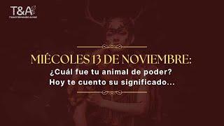 ¿Cuál fue tu animal de poder? Hoy te cuento su significado..... Noviembre 13