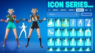 ALL FORTNITE ICON SERIES DANCES & EMOTES