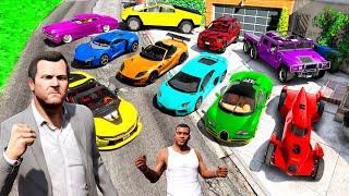 Collecting MICHAEL'S SECRET CARS in GTA 5!