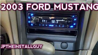 2003 Ford mustang radio removal replacement and install