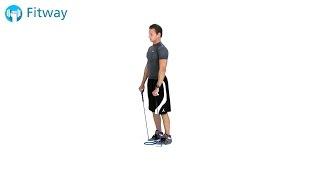 How To Do: Resistance Band Deadlift - Stiff Leg | Back Workout Exercise