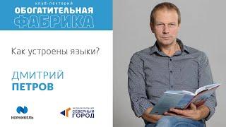 «Как устроены языки». Лекция Дмитрия Петрова для школьников и студентов