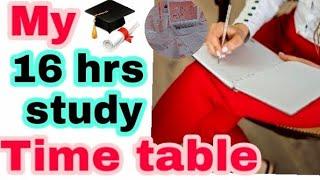 My 16 hrs study time table || Daily routine || Tnpsc study vlog ||