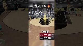 The power of a 99 three pointer in 2k23 #nba2k23