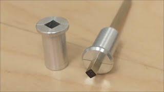 How to Machine a Square Hole in a Round Bushing