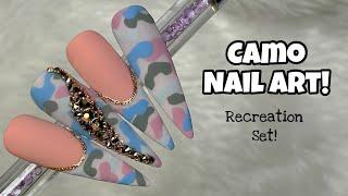 Camo Nail Art | Recreation Set | Madam Glam | Crystal Parade