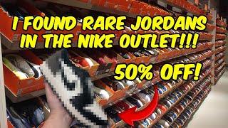 I FOUND CRAZY AIR JORDANS AT THE NIKE OUTLET STORE!