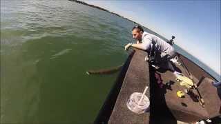 CASTING the Bondy Jr. - BONDY BAIT - LAKE ST. CLAIR MUSKIE FISHING 2014