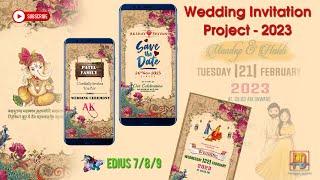 Wedding Invitation Project For Edius II PD04 II