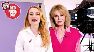 On set with Joanna Lumley and Amelia Dimoldenberg | Red Nose Day 2025