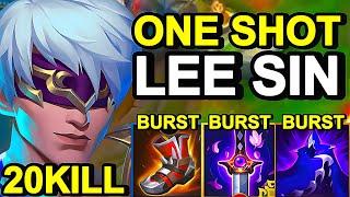 Wild Rift China Lee Sin Jungle - MAX BURST LEE SIN BUILD RUNES - Sovereign 222LP Solo Rank Gameplay