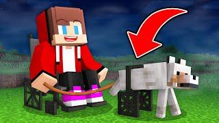 JJ and his Unique Dog - Maizen Minecraft Animation with Mikey