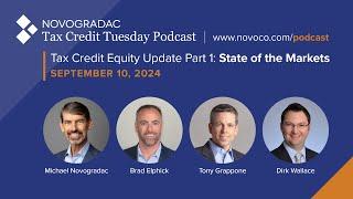 Sept  10, 2024  Tax Credit Equity Update Part 1: State of the Markets