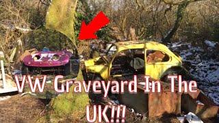 We explore a VW Beetle Graveyard Hidden in the UK!!